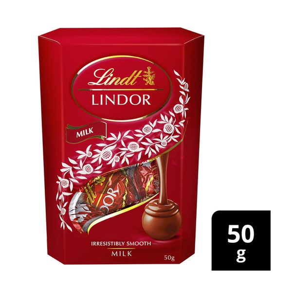 Lindt Lindor Milk Chocolate Mini Cornet Box | 50g
