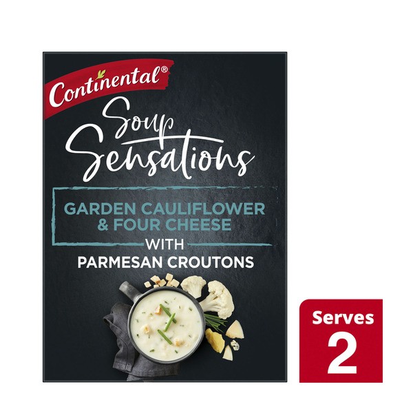 Continental Sensation Garden Cauliflower & 4 Cheese Soup Serves 2 | 62g