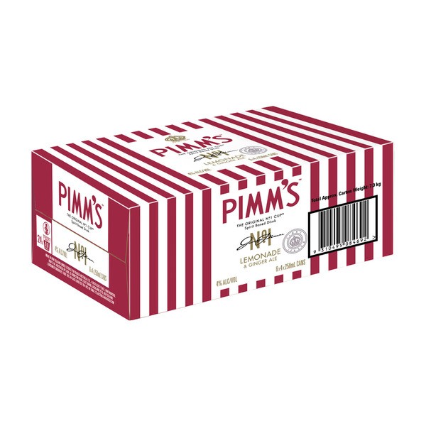 Pimms Long Lemonade Can 250mL | 24 Pack