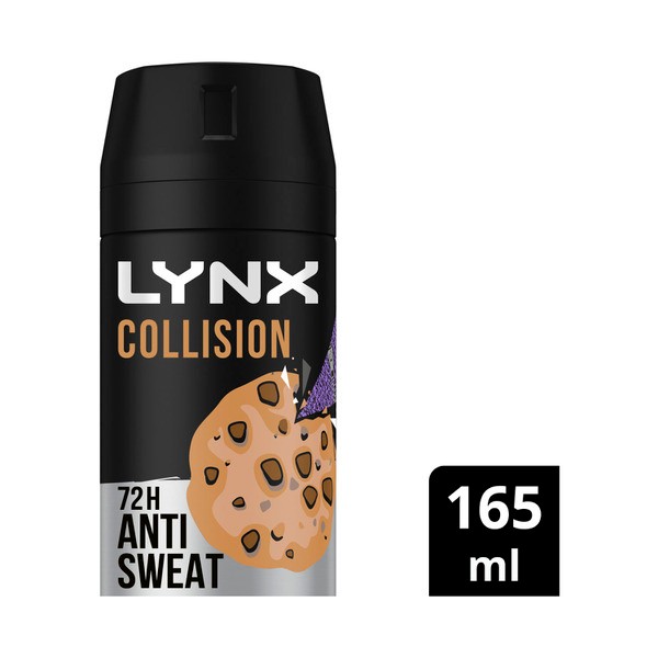 Lynx Collision Leather + Cookies Antiperspirant Aerosol | 165mL
