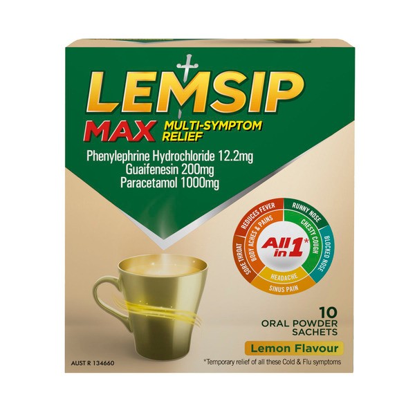 Lemsip All In One Hot Drinks | 10 pack