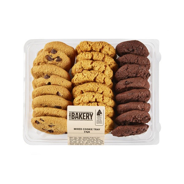 Coles Bakery Mixed Biscuit Tray | 24 pack