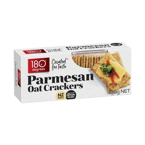 180 Degrees Parmesan Oat Crackers | 135g