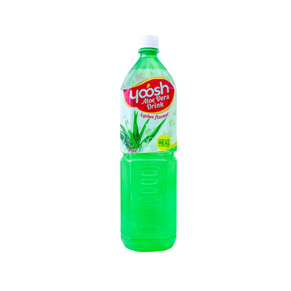 Yoosh Lychee Flavour Aloe Vera Drink | 1.5L