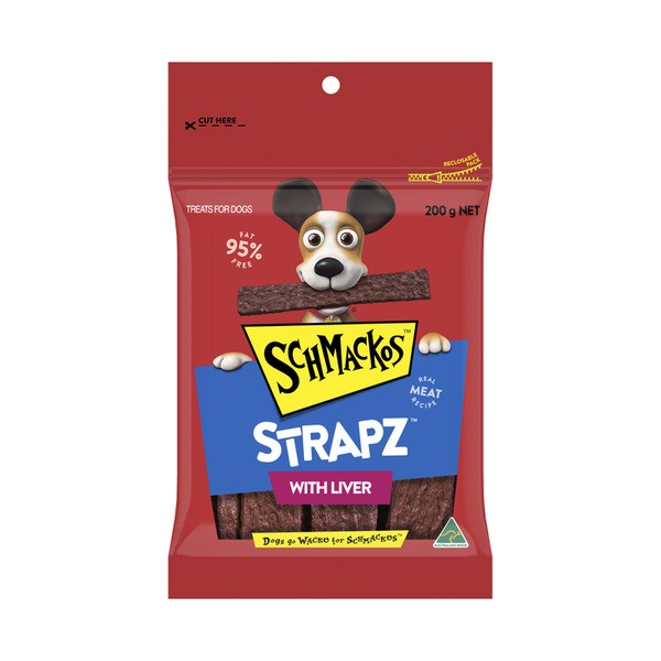 Schmackos Strapz With Liver Dog Treats | 200g