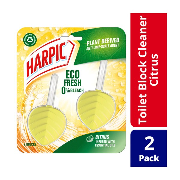 Harpic Eco Fresh In Bowl Cleaner Citrus 2 Pack | 70g