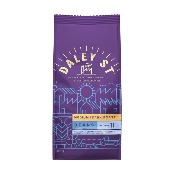Daley Street Medium/Dark Coffee Beans | 200g