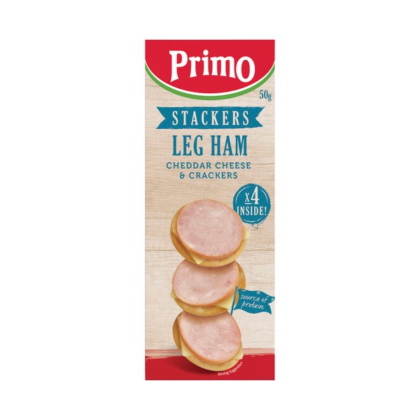 Primo Stacker Leg Ham Cheese & Crackers | 50g
