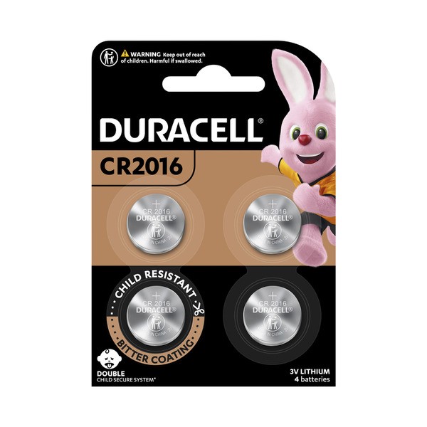 Duracell Lithium 2016 Battery | 4 pack