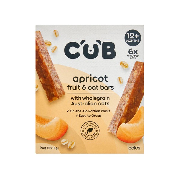 CUB Apricot Fruit & Oat Bar 6x15g | 90g