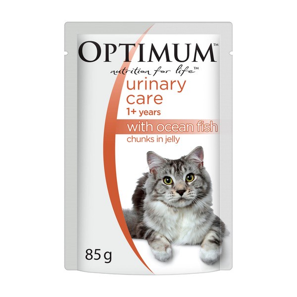 Optimum Urinary Care 1+ Years Chunks In Jelly With Ocean Fish Grainfree Cat Food Pouch | 85g