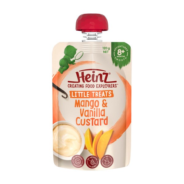 Heinz Mango & Vanilla Custard Pouch 8M+ | 120g
