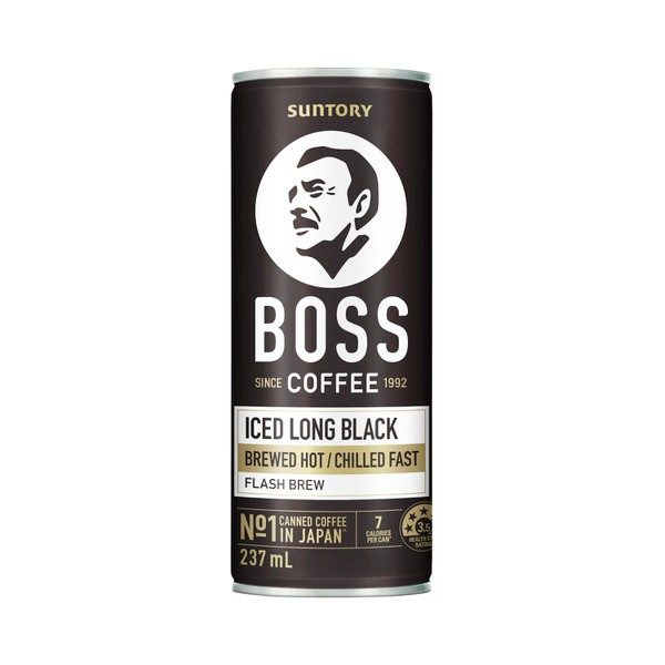 Boss Iced Long Black Coffee | 237mL