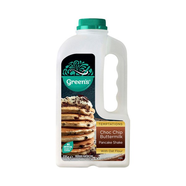 Greens Choc chip & Butter Milk Pancake Shake | 335g