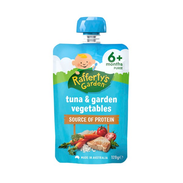 Rafferty's Garden Tuna & Garden Vegetables Protein Baby Food Pouch 6+ Months | 120g