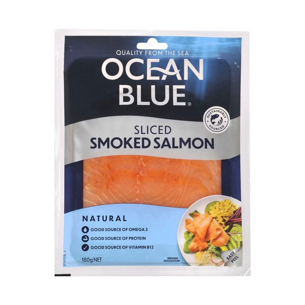 Ocean Blue Sliced Smoked Salmon | 180g