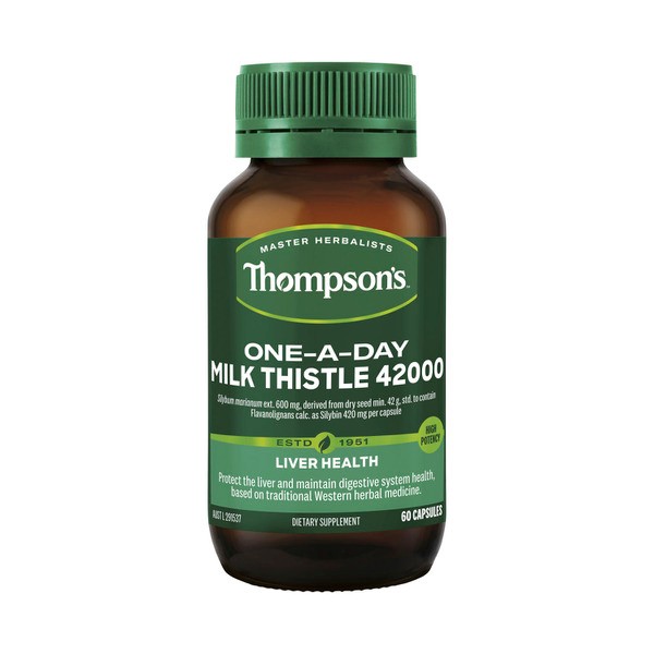 Thompson's One-a-day Milk Thistle 42000mg Capsules | 60 pack