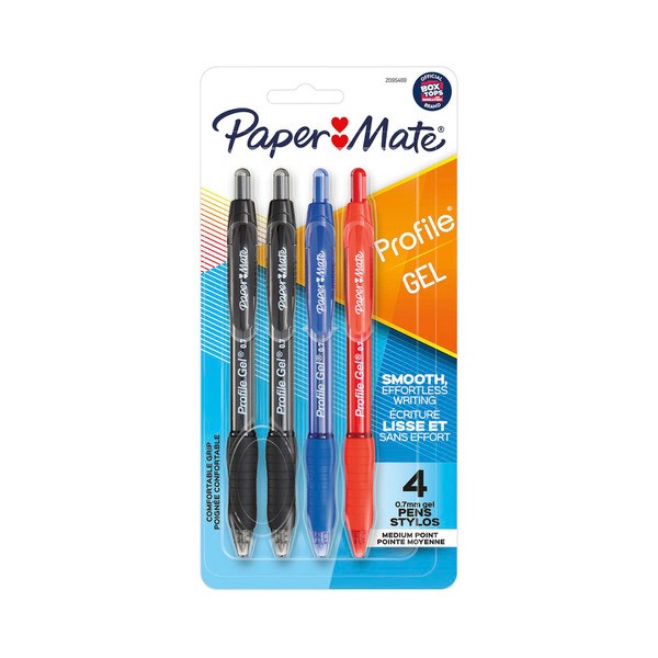 Paper Mate Profile Gel Pen Assortment | 4 pack