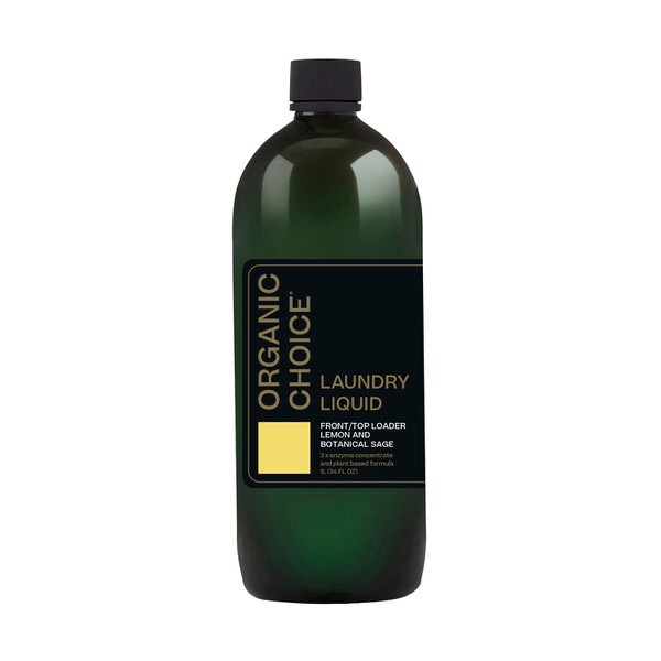 Organic Choice Laundry Liquid Lemon & Botanical Sage | 1L