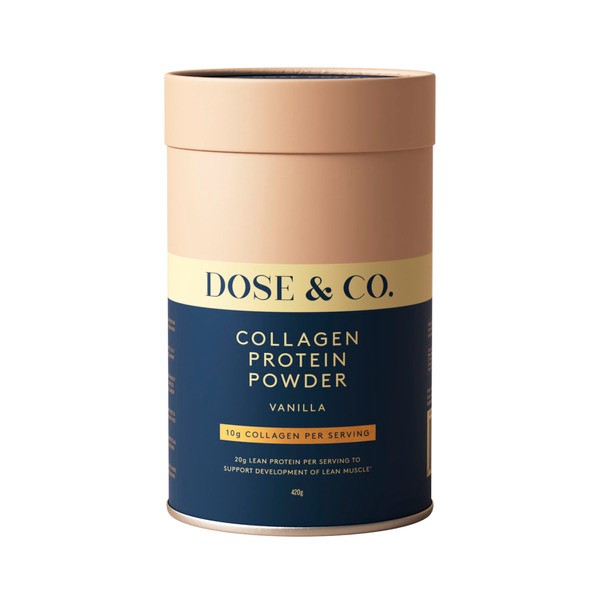 Dose & Co. Collagen Protein Powder Creamy Vanilla | 420g