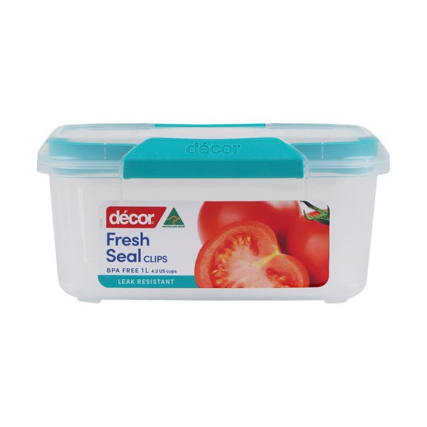Decor Fresh Seal Clips Container 1L | 1 each