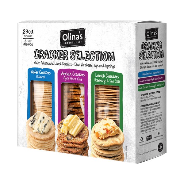 Olina's Selection Pack Crackers | 290g