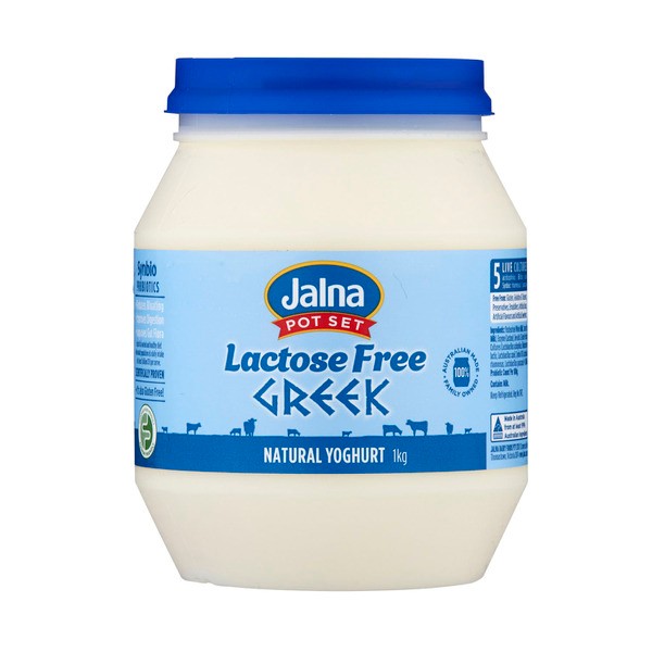 Jalna Lactose Free Yoghurt Greek Natural | 1kg
