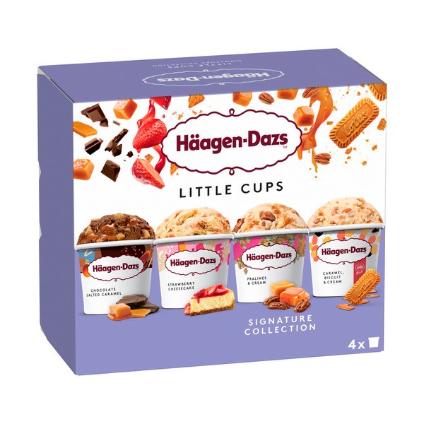 Haagen Dazs Signature Collection Ice Cream Mini Cups 4X95mL | 380mL