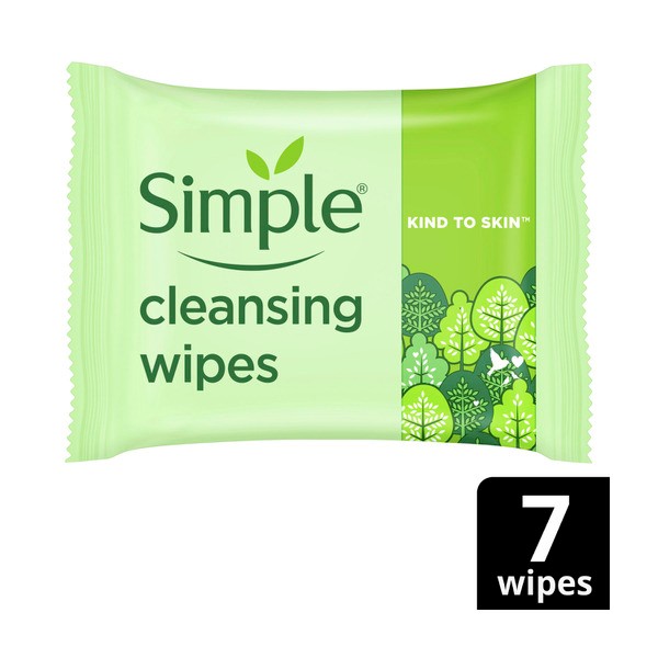 Simple Biodegradable Cleansing Wipes | 7 pack