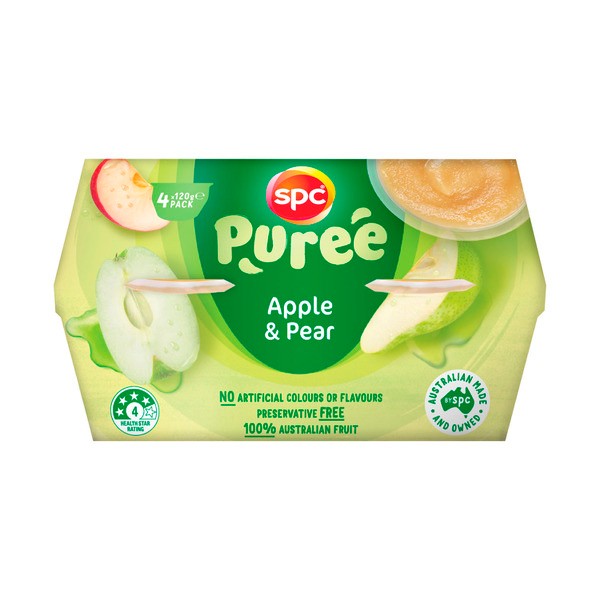 SPC Apple & Pear Puree | 4 pack