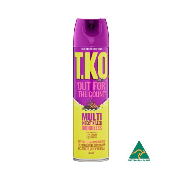 TKO Out For The Count Multipurpose Insect Killer Odourless | 320g