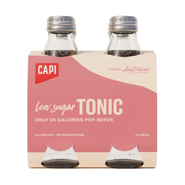 Capi Tonic Water Low Sugar | 4 pack