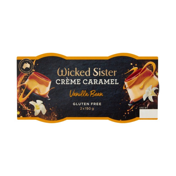 Wicked Sister Vanilla Bean Creme Caramel 2X150Gram | 300g