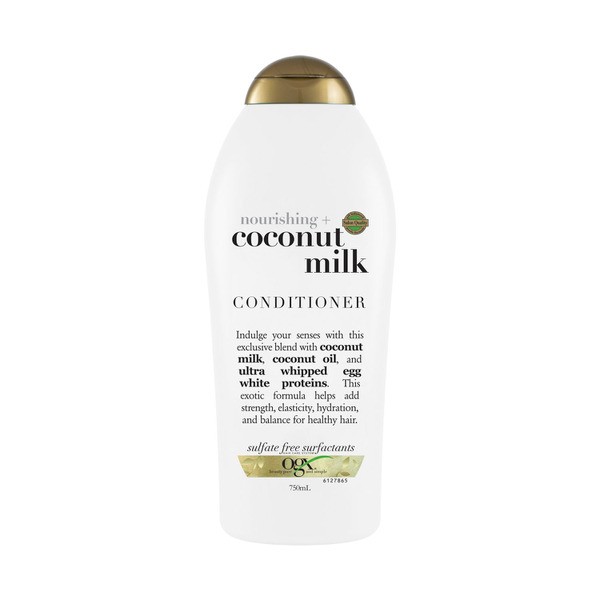 Ogx Nourishing + Hydrating Coconut Milk Conditioner For Dry Hair | 750mL