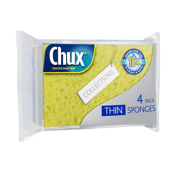 Chux Thin Sponges Collections | 4 pack