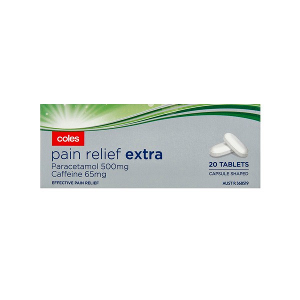 Coles Pain Relief Extra | 20 pack
