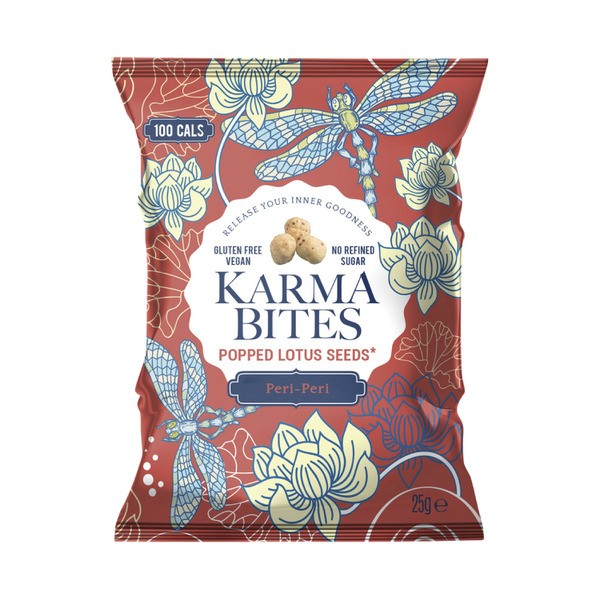 Karma Bites Popped Lotus Seeds Peri Peri | 25g