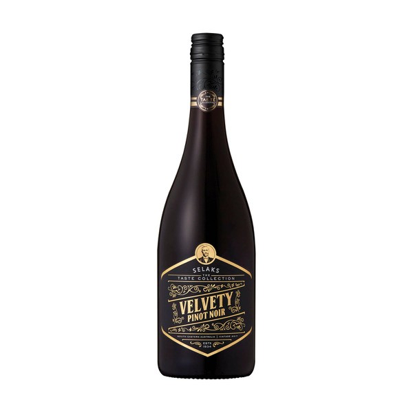 Selaks Taste Collection Velvety Pinot Noir 750mL | 1 Each