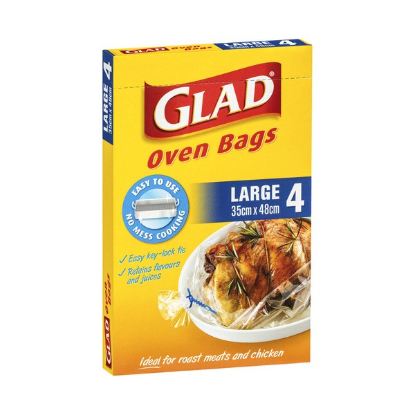 Glad Large Oven Bags | 4 pack
