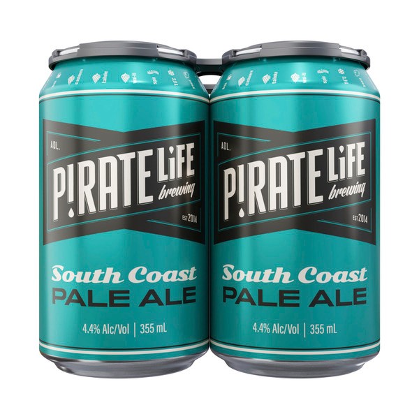 Pirate Life South Coast Pale Ale Can 355mL | 4 Pack
