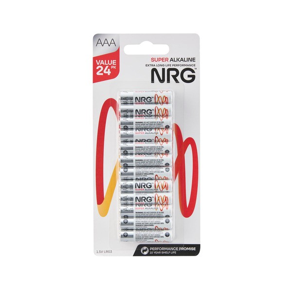 NRG Super Alkaline AAA | 24 pack
