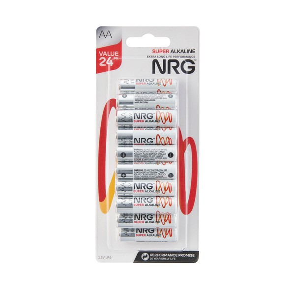 NRG Super Alkaline AA | 24 pack