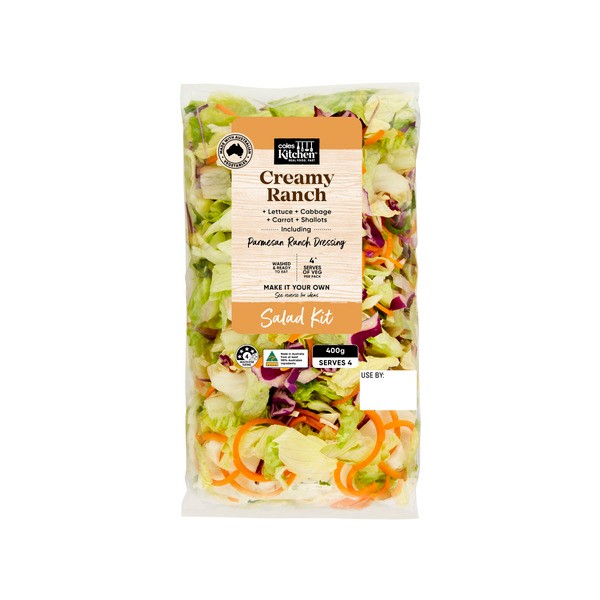Coles Kitchen Family Ranch Salad Kit | 400g