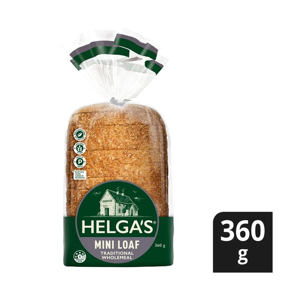 Helgas Mini Loaf Traditional Wholemeal | 360g