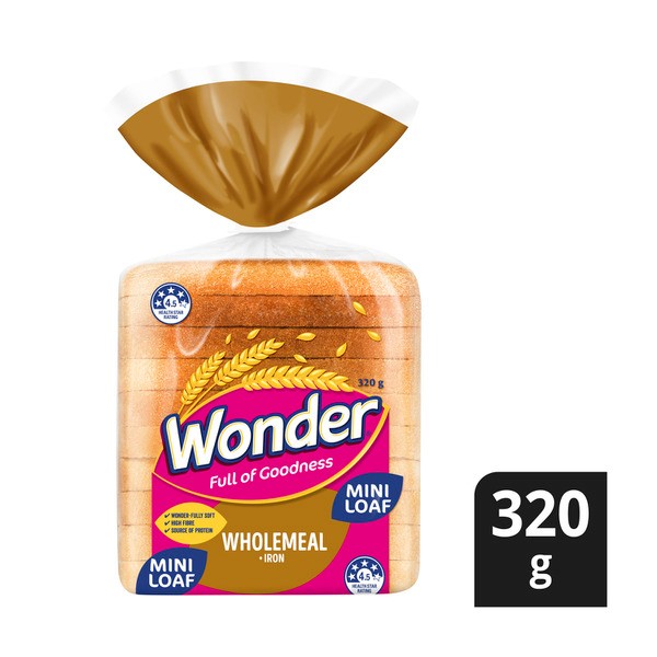 Wonder Mini Loaf Wholemeal | 320g