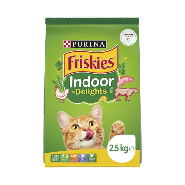 Friskies Dry Cat Food Adult Indoor Delight | 2.5kg
