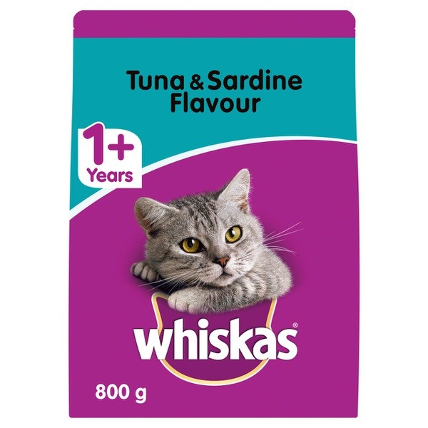 Whiskas Sardine And Tuna 7+ Years Dry Cat Food | 800g