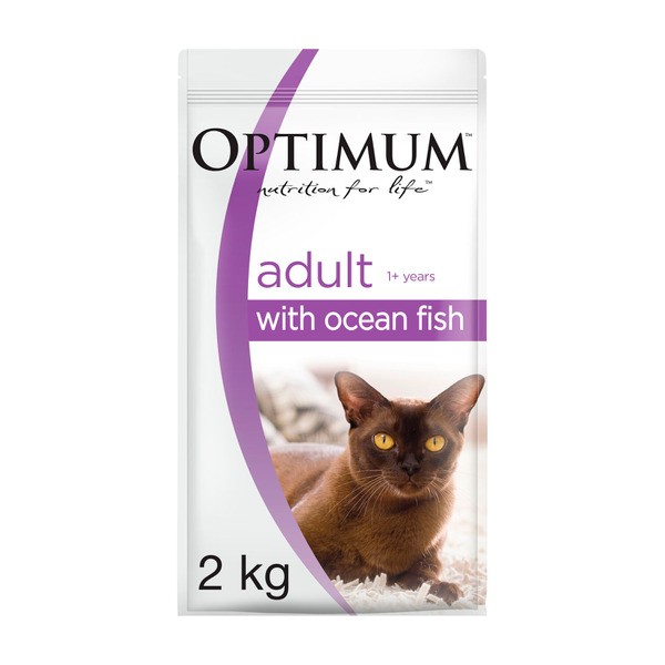 Optimum Adult 1+ Years Wth Oceanfish Dry Cat Food | 2kg