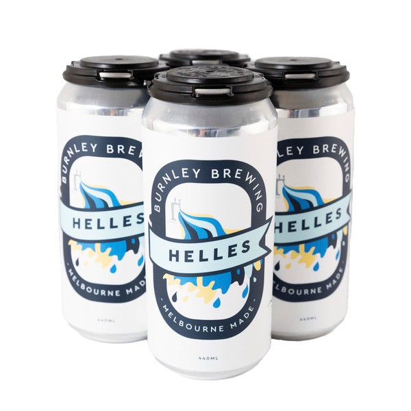 Burnley Brewing Helles Can 440mL | 4 pack