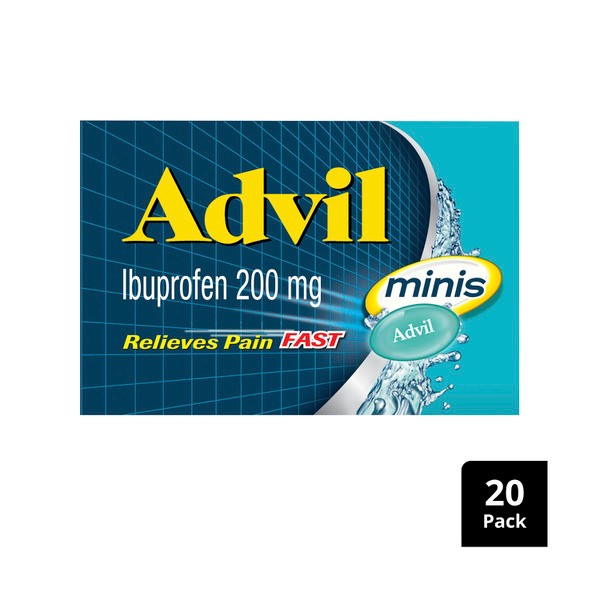 Advil Liquid Mini Capsules Ibuprofen Pain & Fever Relief | 20 pack